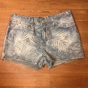 Levi’s Denim High Rise Short Cutoff Jean shorts